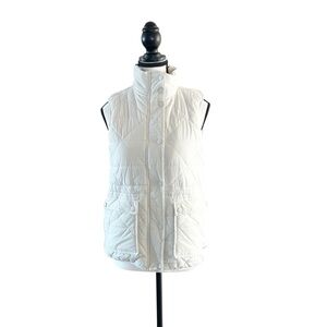 Mountain and Isles Off White Women's Puffer Vest Size Small Fall/Winter